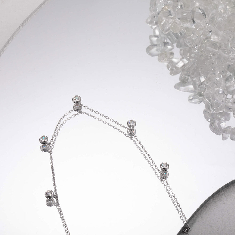 Minimalist tiny CZ Necklaces gift ideas