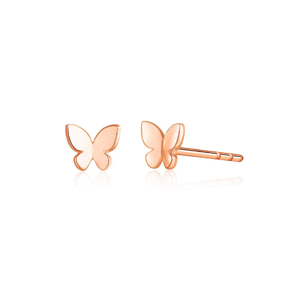 Tiny Butterfly Stud Earrings