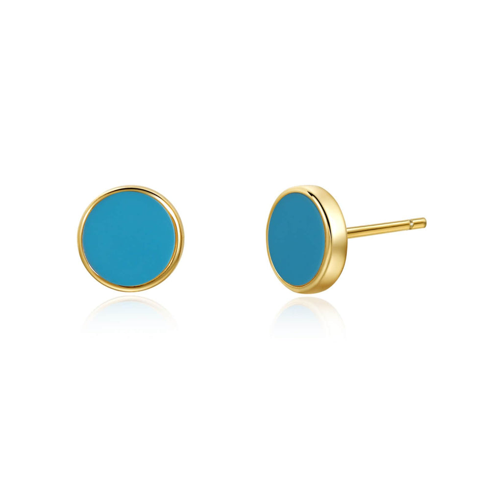 S.Leaf 18K Gold Plated Earrings for Women Shell Earrings