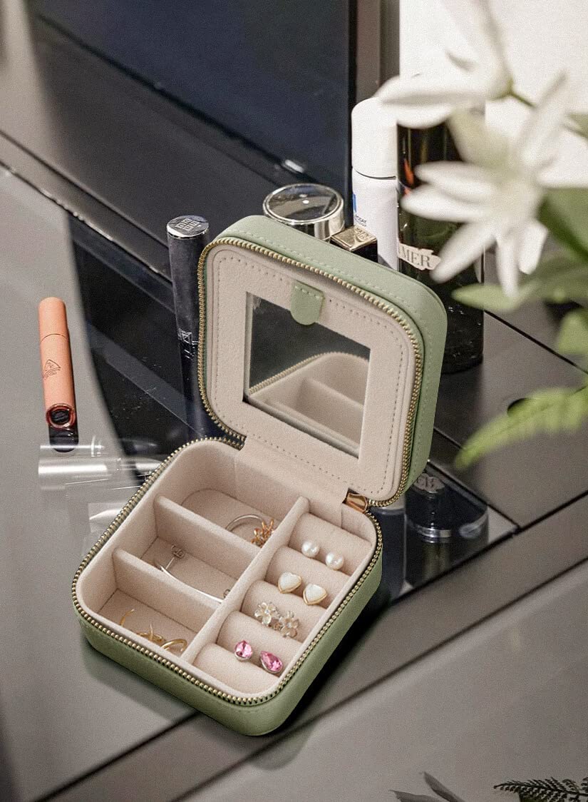 S.Leaf Ladies' Travel Jewelry Box Mini Jewelry Box