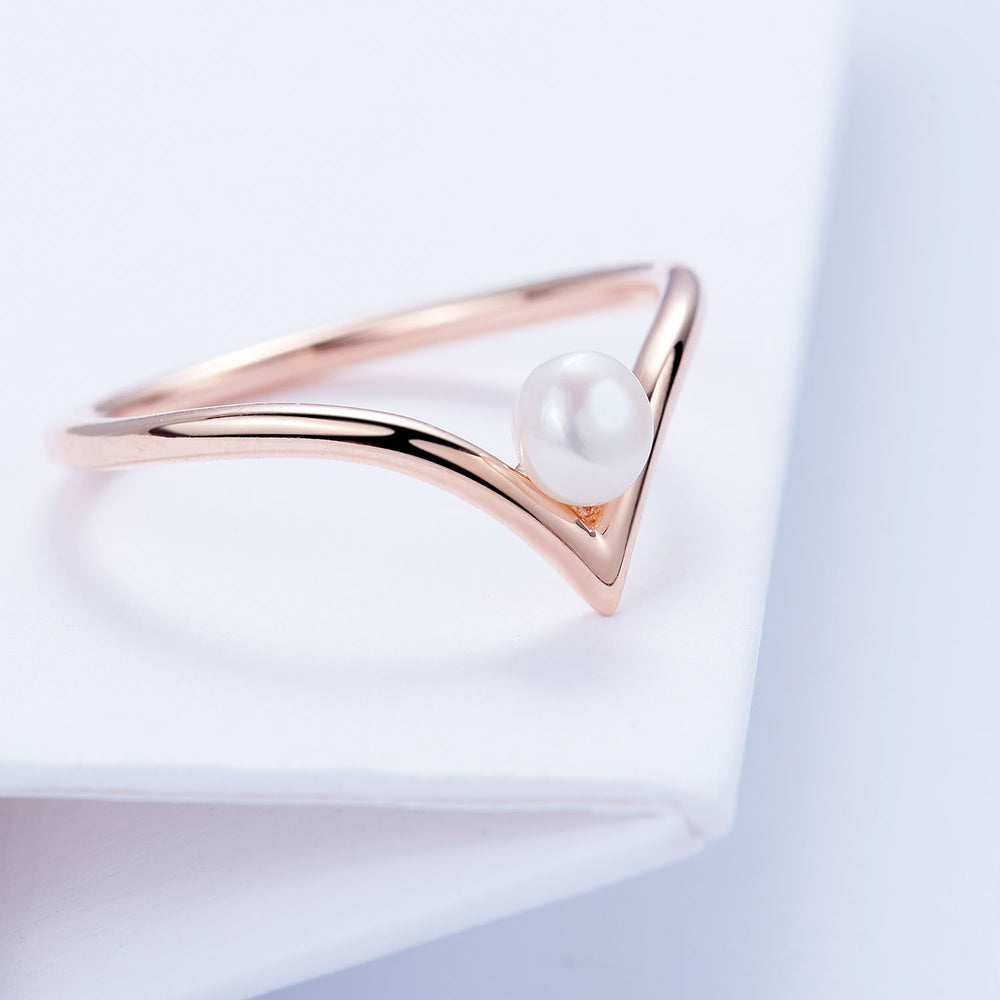 S.Leaf Chevron Ring