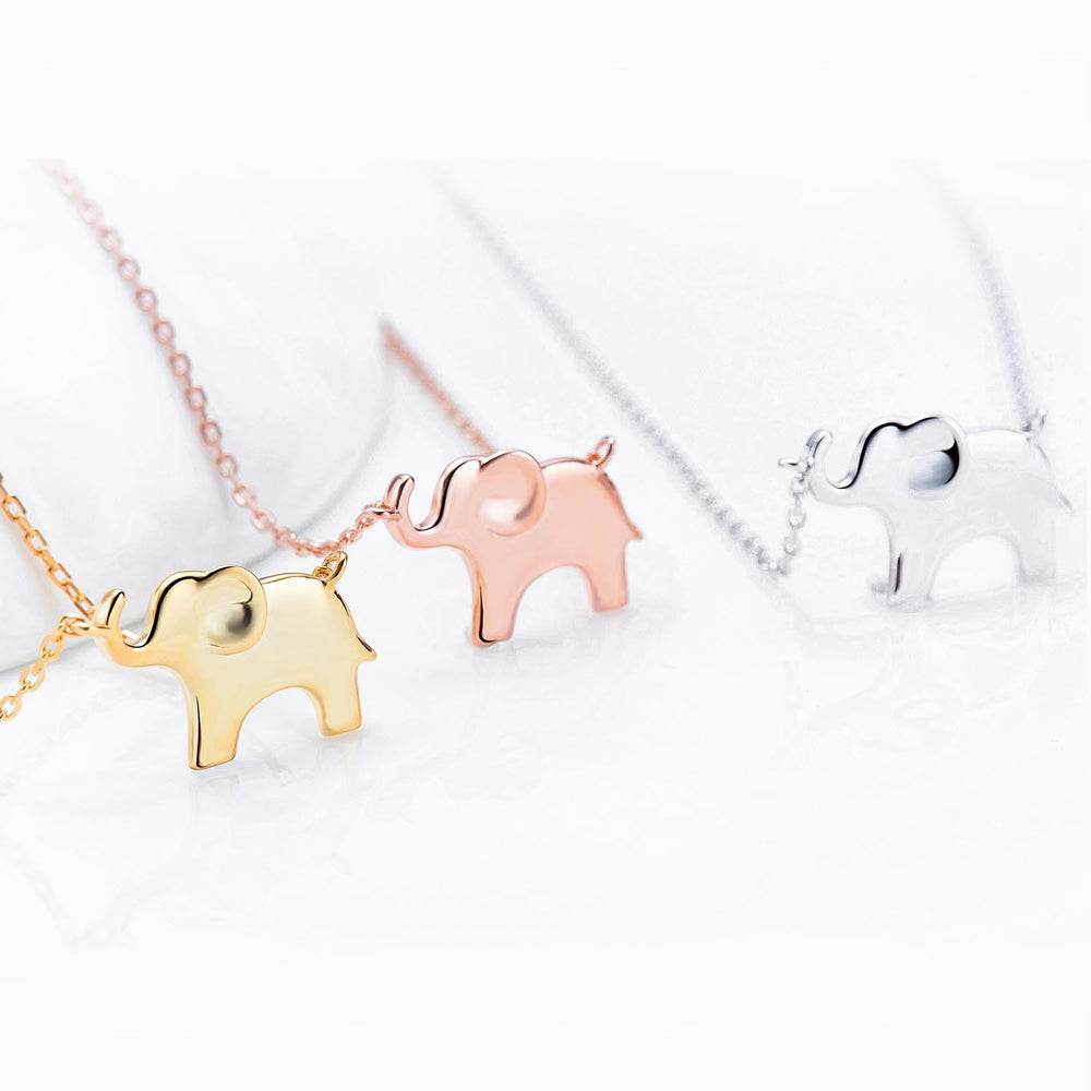 Elephant pendnat Necklace gift ideas