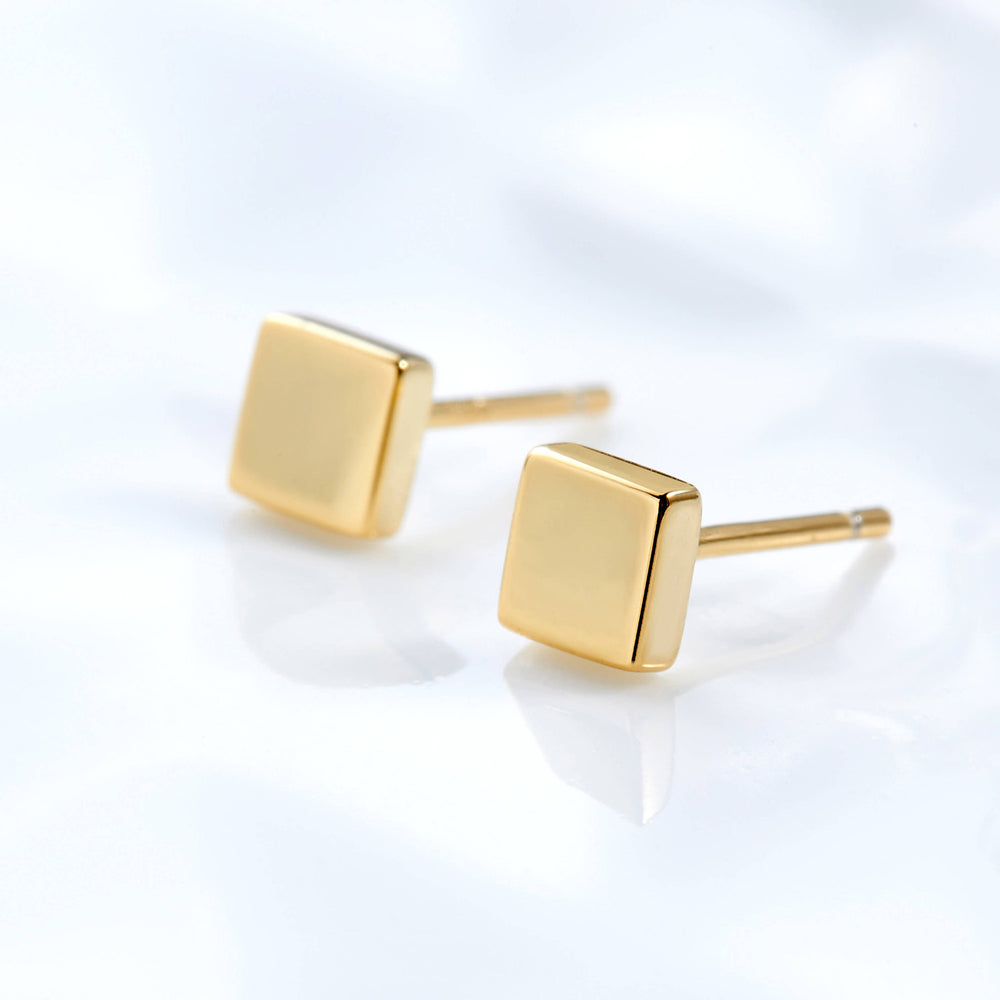 Square Stud Earrings