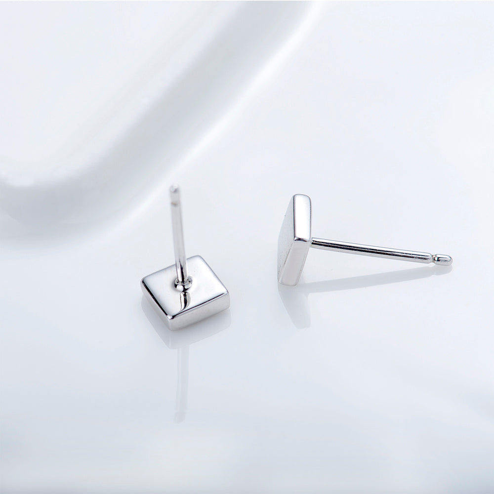 Square Stud Earrings