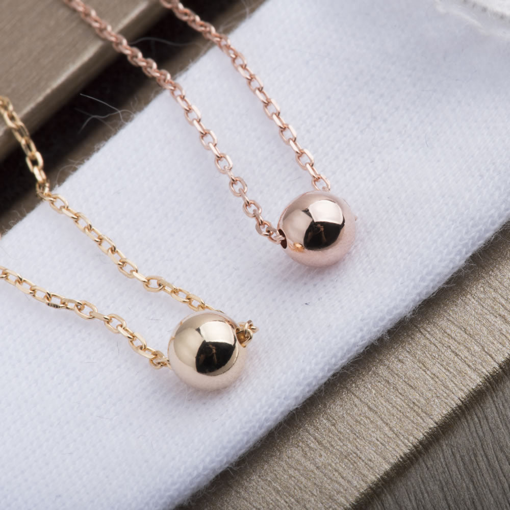 dainty Tiny Ball Necklace gift ideas